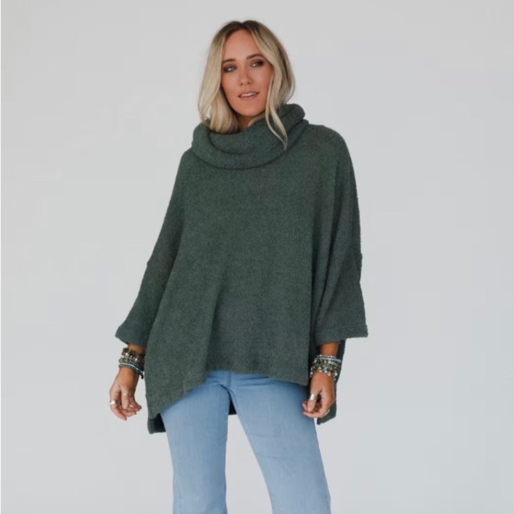 Three Bird Nest - THE NEST HARTLIE SWEATER TOP basil